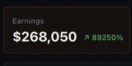 Earnings de $268,050